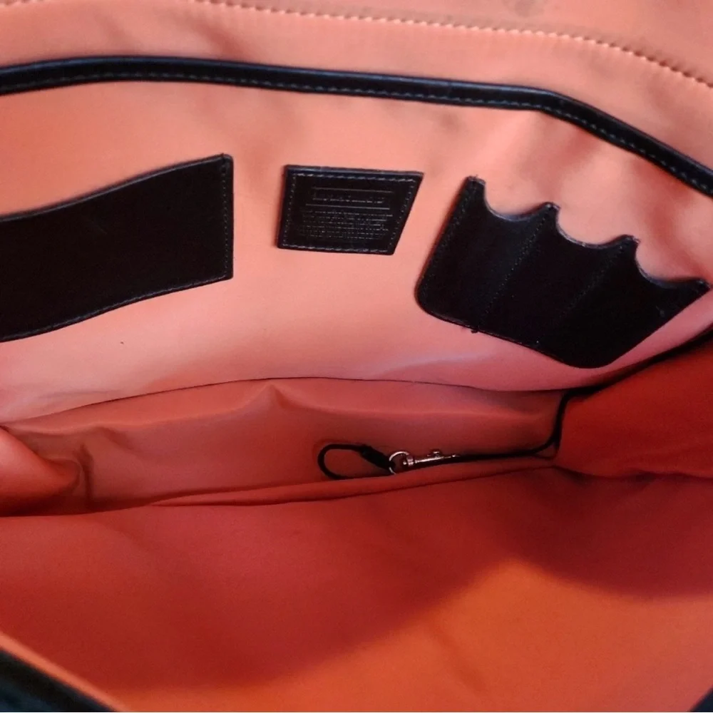 Vintage MULHOLLAND Black Leather Briefcase THE CHALICE 2007 - Picture 9 of 16